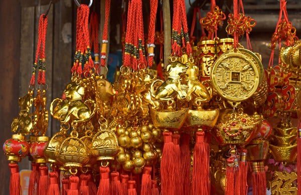 xi mạ đồ trang trí Tết