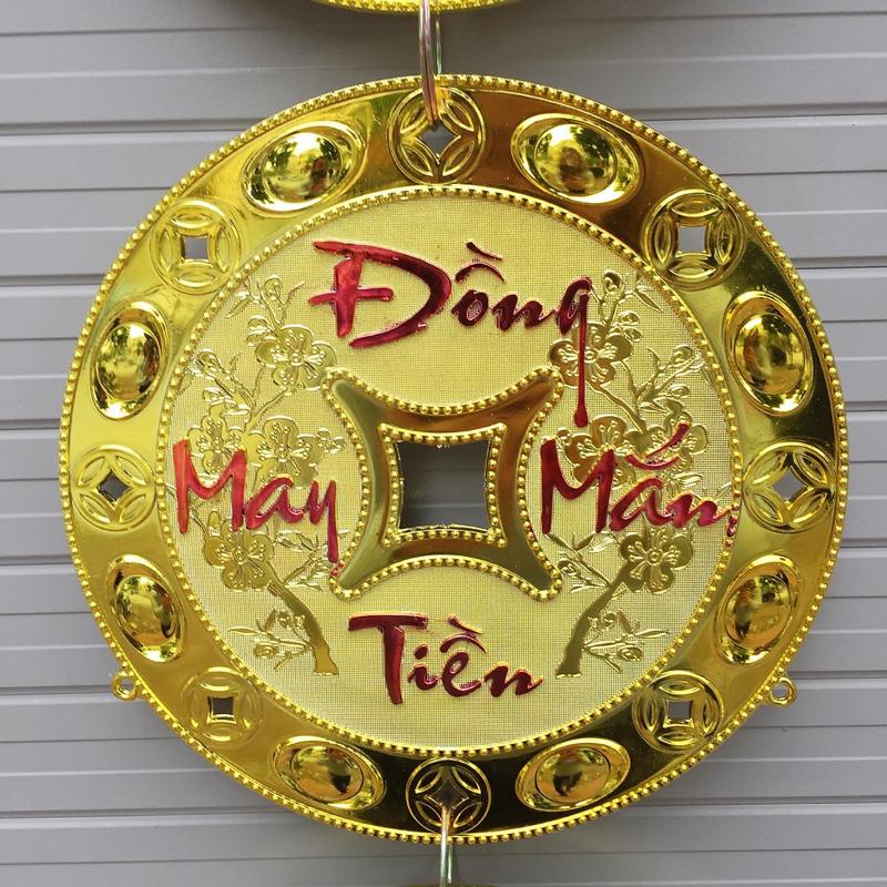 xi mạ đồng xu may mắn