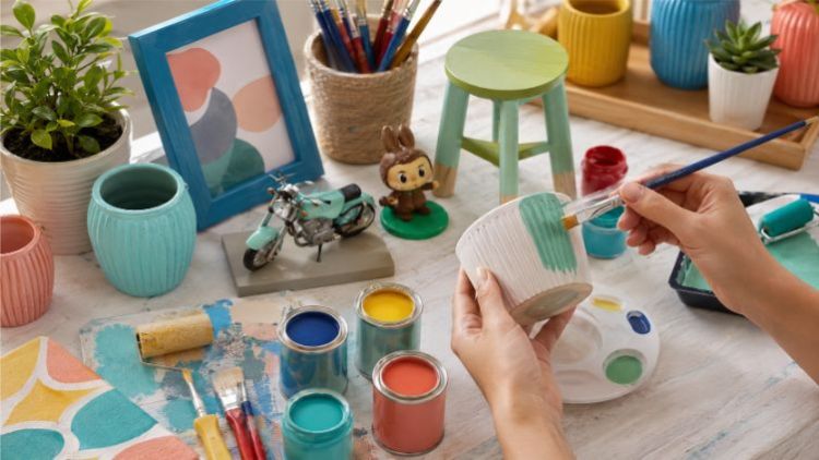 Lý do sơn acrylic được dùng nhiều trong trang trí